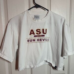 Hype and Vice Arizona State University Cropped Tshirt